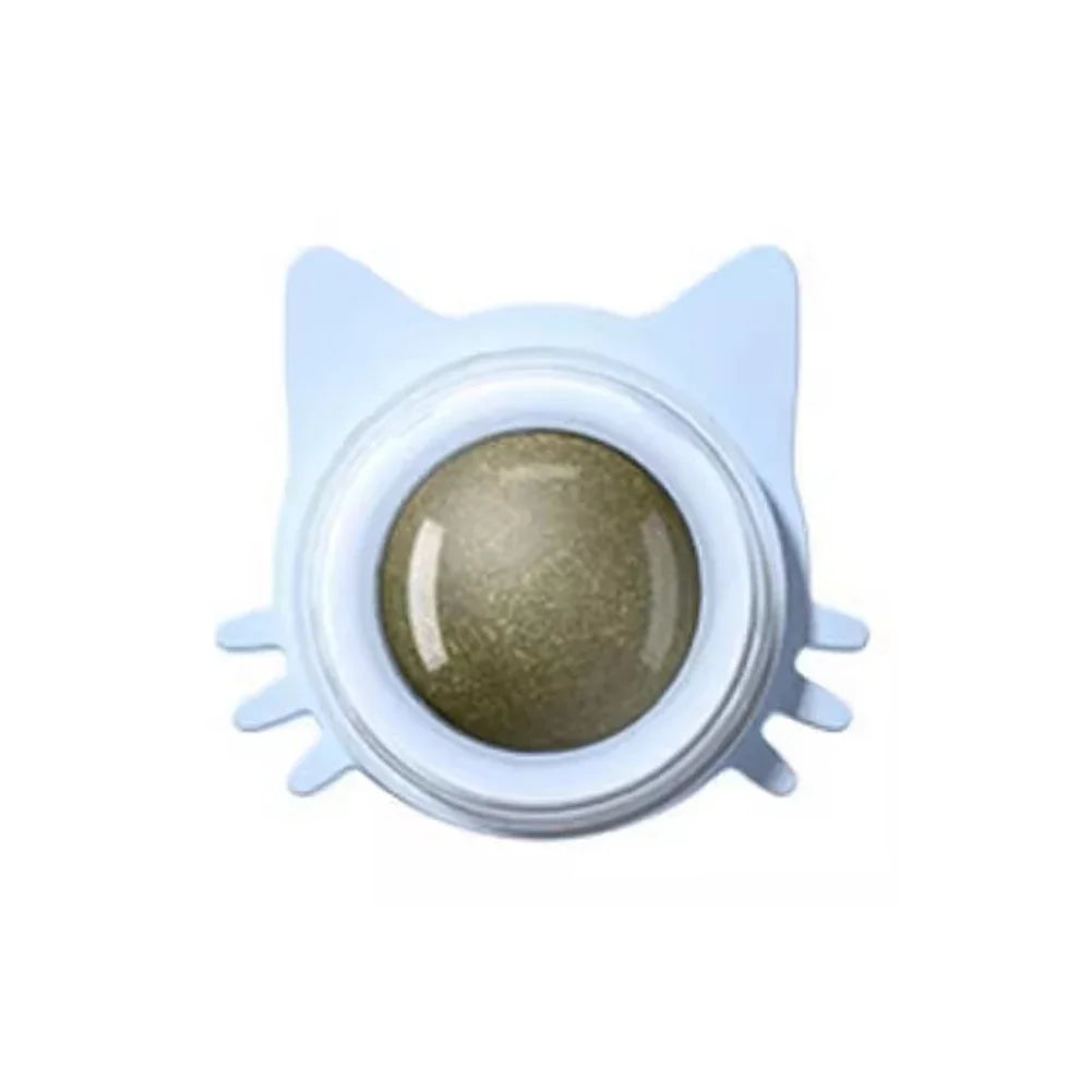 1PCS Catnip Lollipop Cat Treat Wall Design Dental Care Fresh Breath Cat Snacks Energy Ball Stomach Protection Pet Supplies