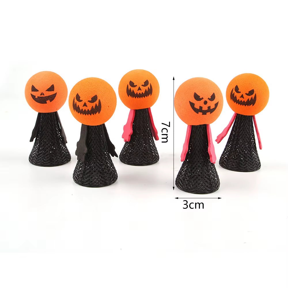 20 Styles Assorted Halloween Cat Toy Accessories Set Multiple Plush Interactive Cat Wand Spider Feather Pet Toys