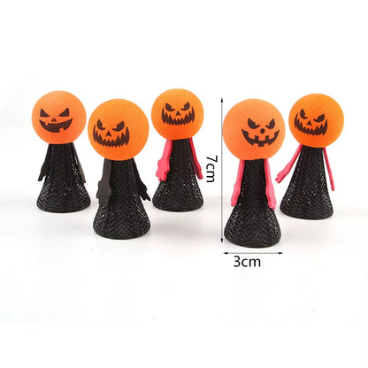 20 Styles Assorted Halloween Cat Toy Accessories Set Multiple Plush Interactive Cat Wand Spider Feather Pet Toys