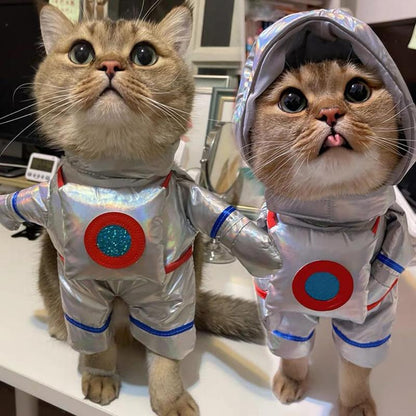 WEKKOPET Dog Halloween Costumes - Astronaut Costume Condiment Shirts for Pets