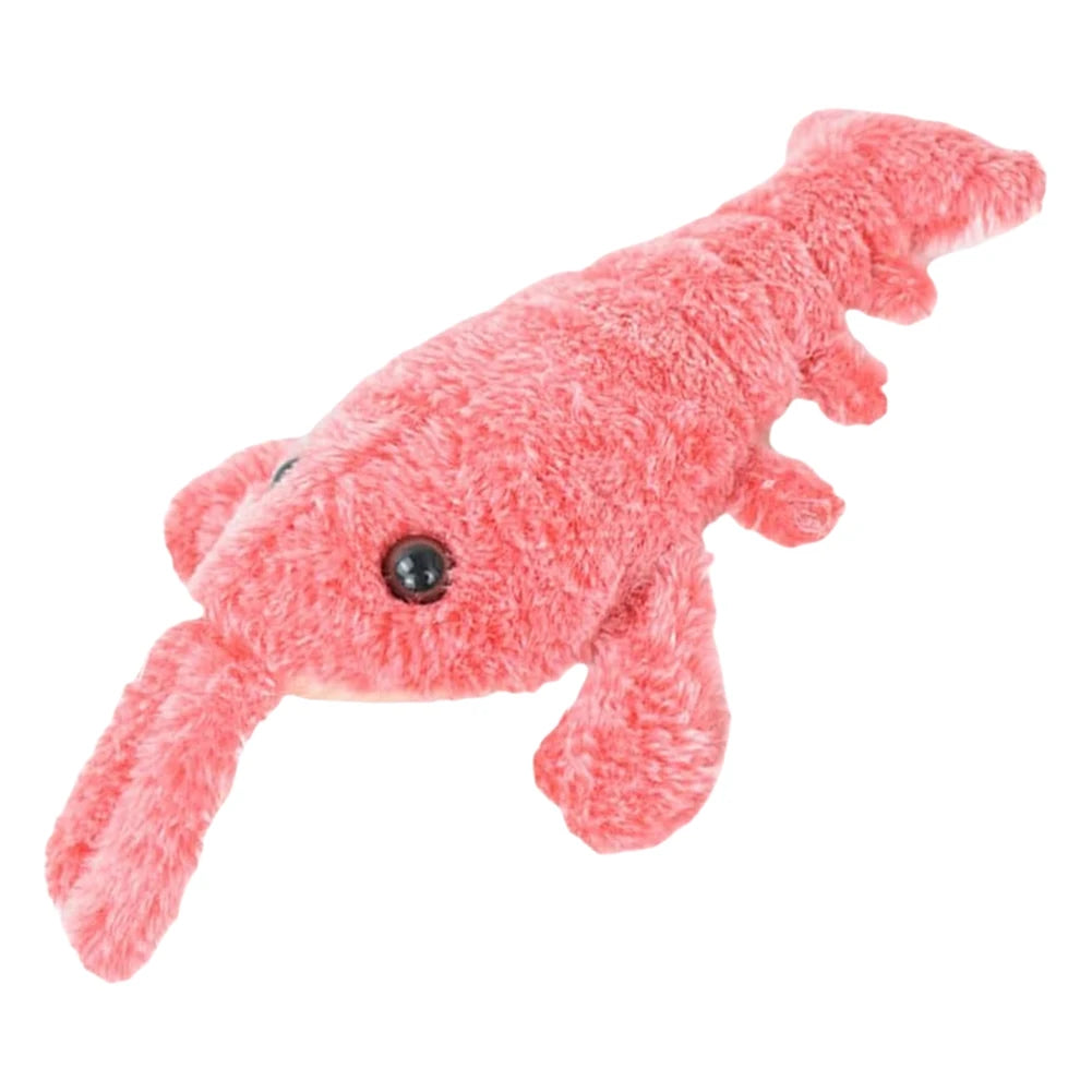USB Charging Floppy Lobster Cats Toy Cute Interactive Shrimp Dog Toys Washable Electric Dancing Lobster Toy Pet Supplies