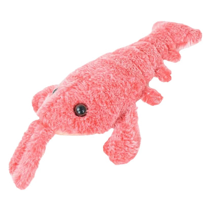 USB Charging Floppy Lobster Cats Toy Cute Interactive Shrimp Dog Toys Washable Electric Dancing Lobster Toy Pet Supplies