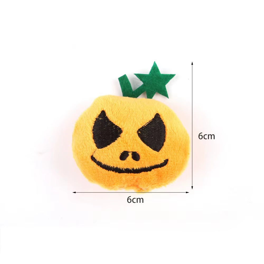 20 Styles Assorted Halloween Cat Toy Accessories Set Multiple Plush Interactive Cat Wand Spider Feather Pet Toys