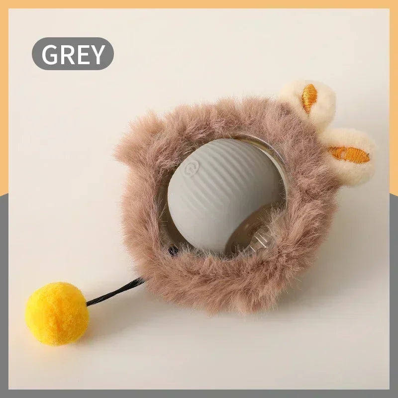 Interactive Cat and Dog Toys Ball Auto Electric Rolling Ball Toys for Cats/Kitty Pets Smart Automatic Teaser USB Rechargeable