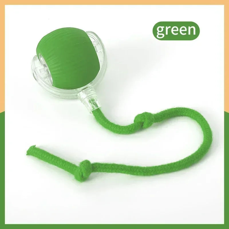 Interactive Cat and Dog Toys Ball Auto Electric Rolling Ball Toys for Cats/Kitty Pets Smart Automatic Teaser USB Rechargeable