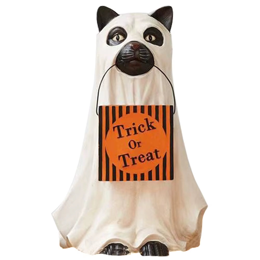 Halloween Puppy Pumpkin Candy Bowl Festival Theme Candy Container Holder Multifunctional anti Fading DIY Party Home Decorations
