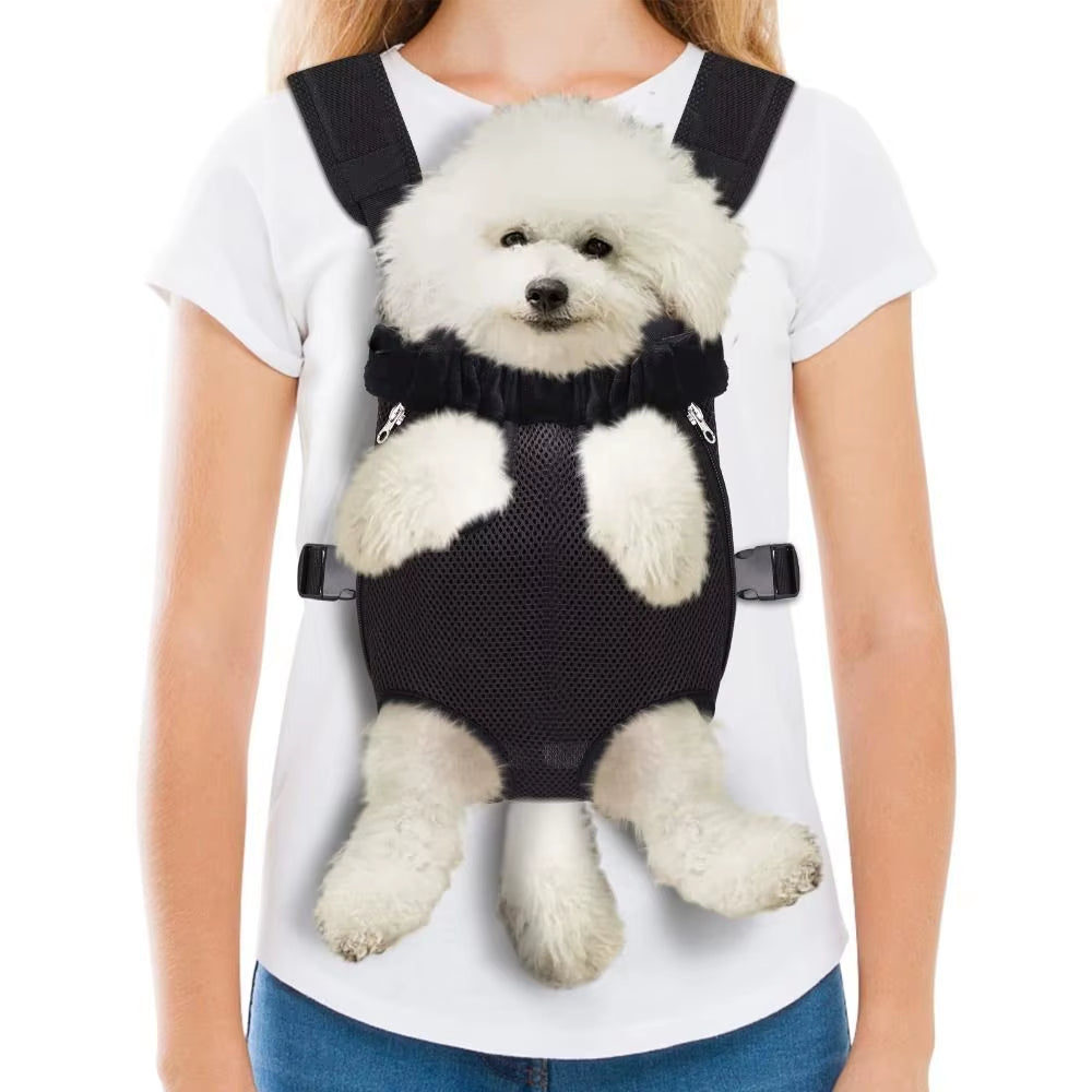 1PC Pet Carrier Backpack Adjustable Dog Front Carrier for Hiking Camping Traveling Outdoor for Small Dogs Cats and Puppies