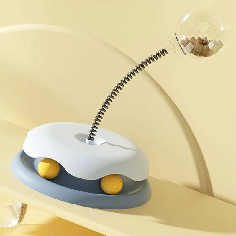 Cat Leaking Food Ball Interactive Food Dispenser Cat Toy Interactive Ball Tumbler Treats Toy Slow Feeder Interactive Dog Toys