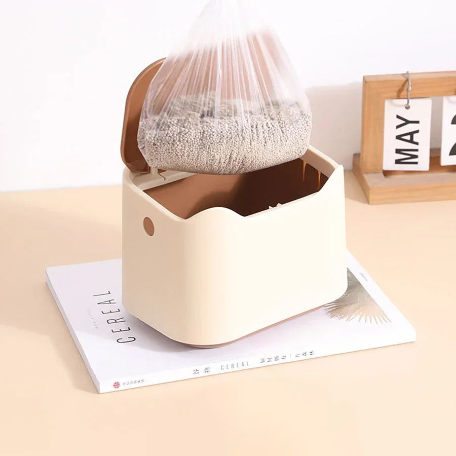 Cat Litter Box Portable Bedpan Removable Full-Closed Kitty Litter Pan Potty Toilet for Rabbit Medium Large Cats Small Animals