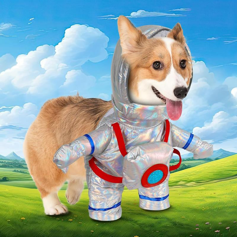 WEKKOPET Dog Halloween Costumes - Astronaut Costume Condiment Shirts for Pets