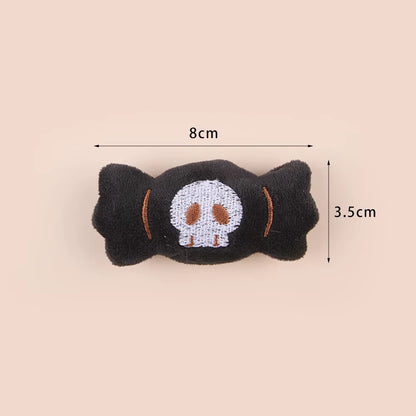 20 Styles Assorted Halloween Cat Toy Accessories Set Multiple Plush Interactive Cat Wand Spider Feather Pet Toys