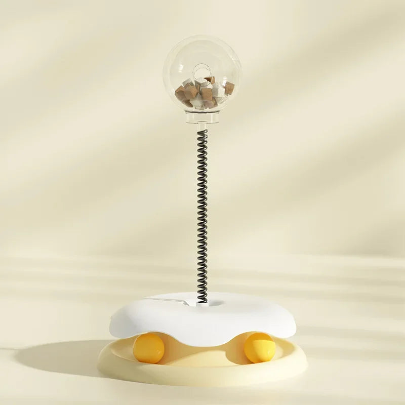 Cat Leaking Food Ball Interactive Food Dispenser Cat Toy Interactive Ball Tumbler Treats Toy Slow Feeder Interactive Dog Toys