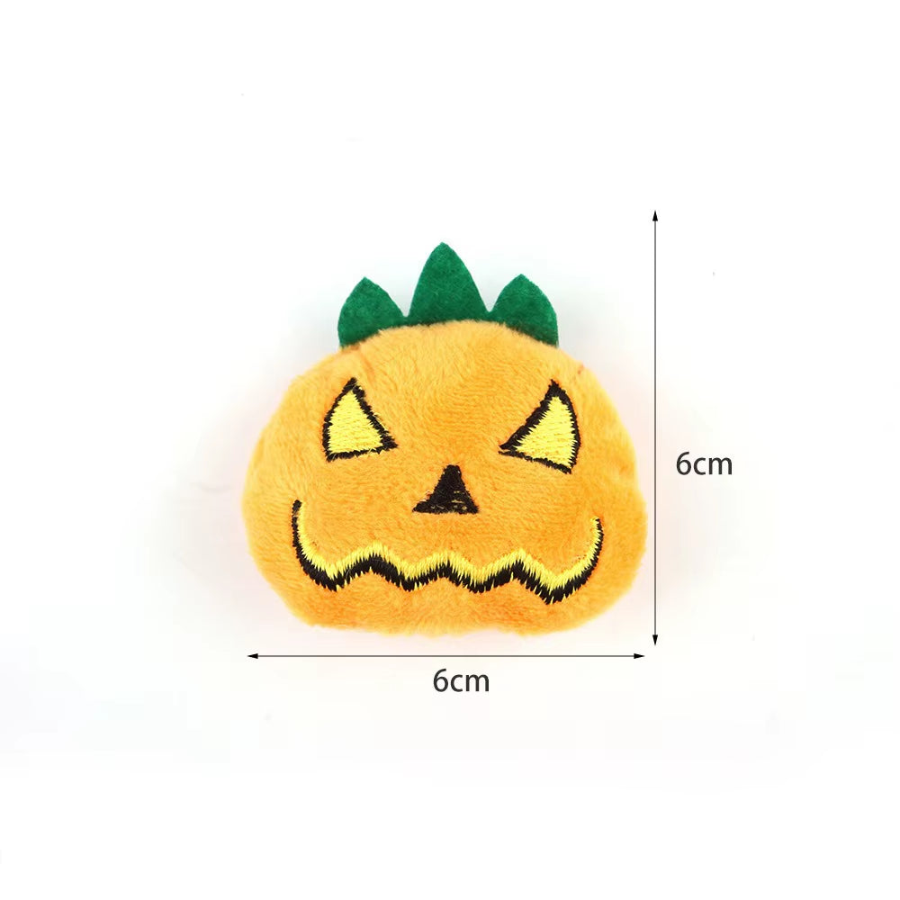 20 Styles Assorted Halloween Cat Toy Accessories Set Multiple Plush Interactive Cat Wand Spider Feather Pet Toys