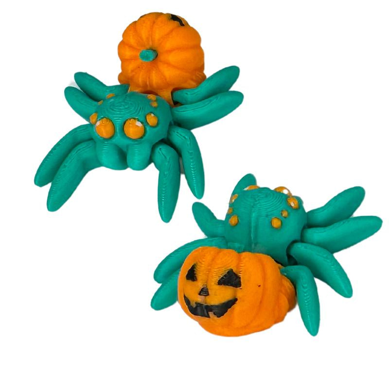 Endertoys Halloween Spiders Detailed Pocket Pets Cinderwing3D | Realistic 3D Printed Articulating Mini Fidget Animals Great Gift and Desk Figure
