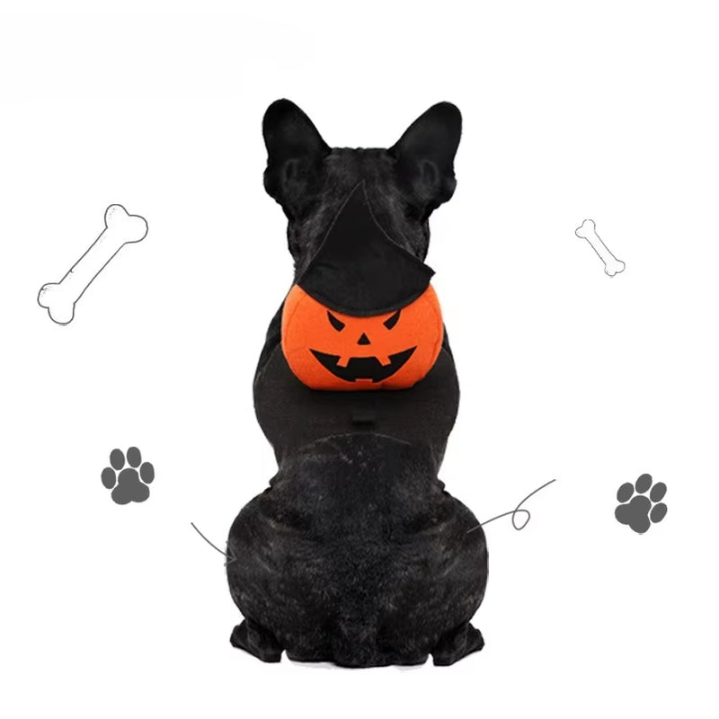 New Pet Halloween Supplies Holiday Pumpkin Costumes Funny Dress up Pet Products Dog and Cat Decoration Products