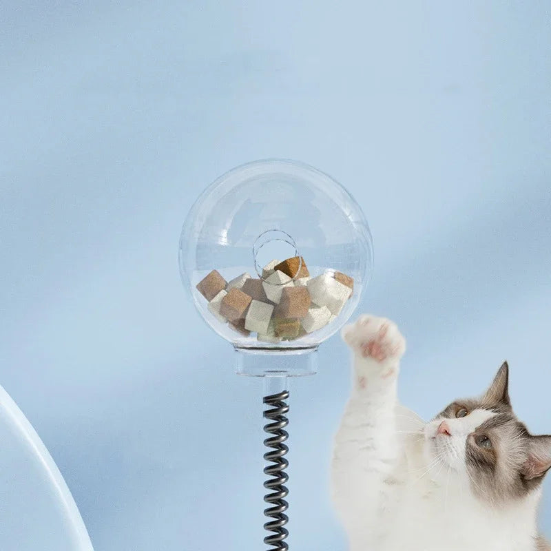 Cat Leaking Food Ball Interactive Food Dispenser Cat Toy Interactive Ball Tumbler Treats Toy Slow Feeder Interactive Dog Toys