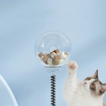 Cat Leaking Food Ball Interactive Food Dispenser Cat Toy Interactive Ball Tumbler Treats Toy Slow Feeder Interactive Dog Toys