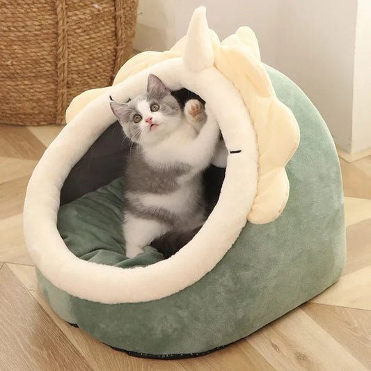 Washable Pet Lounger Cushions, Cat Mat Beds, Warm and Soft Baskets, Cozy Warm Cat Kennels, House Tents, Small Pet Dogs, Winter