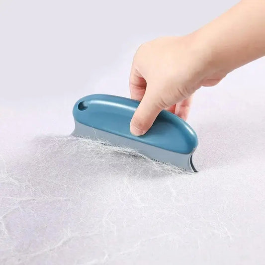 1Pc Pet Hair Remover Brush Pet Hair Detailer with Handle Cat and Dog Hair Lint Remover for Cleaning Cars Carpet Sofa Clothes Bed