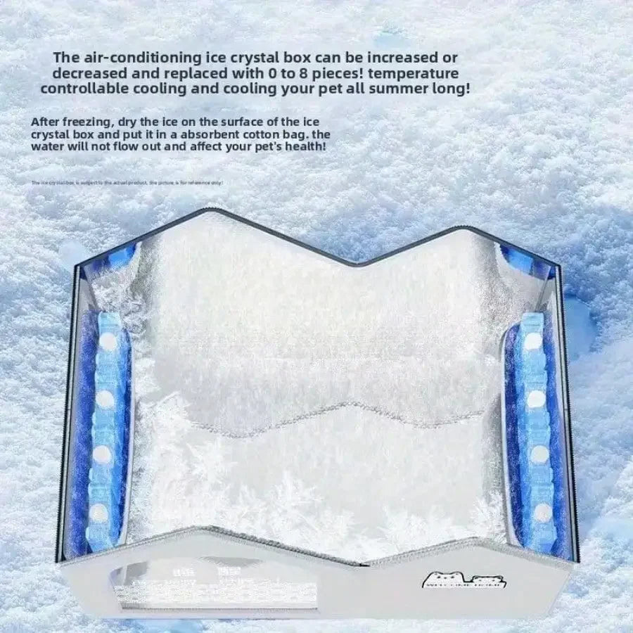 Summer Small Cat Dog Ice House Air Conditioning BED Summer Cooling Tool Nest Dog Dog Four Seasons Pet Ice House
