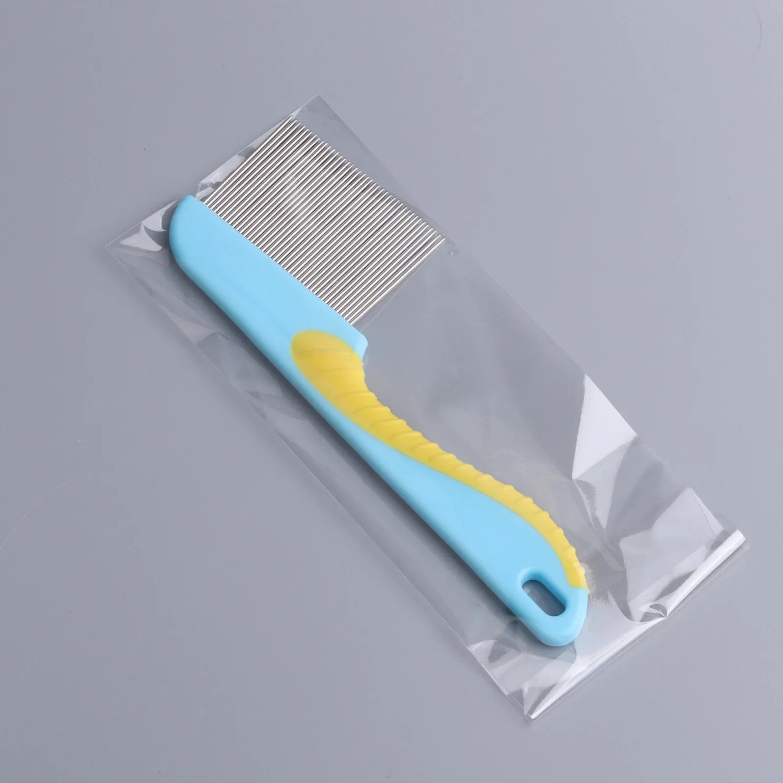 Pet Dog Cat anti Lice Comb Stainless Steel Long and Short Needle Dog Grooming Comb Deworming Eggs Knot Grooming Grate Flea Combs