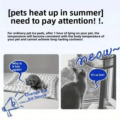 Summer Small Cat Dog Ice House Air Conditioning BED Summer Cooling Tool Nest Dog Dog Four Seasons Pet Ice House