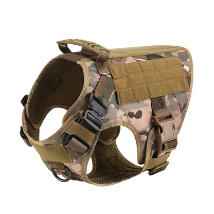 Tactical Military Vest Pet German Shepherd Golden Retriever Tactical Training Dog Harness and Leash Set for All Breeds Dogs