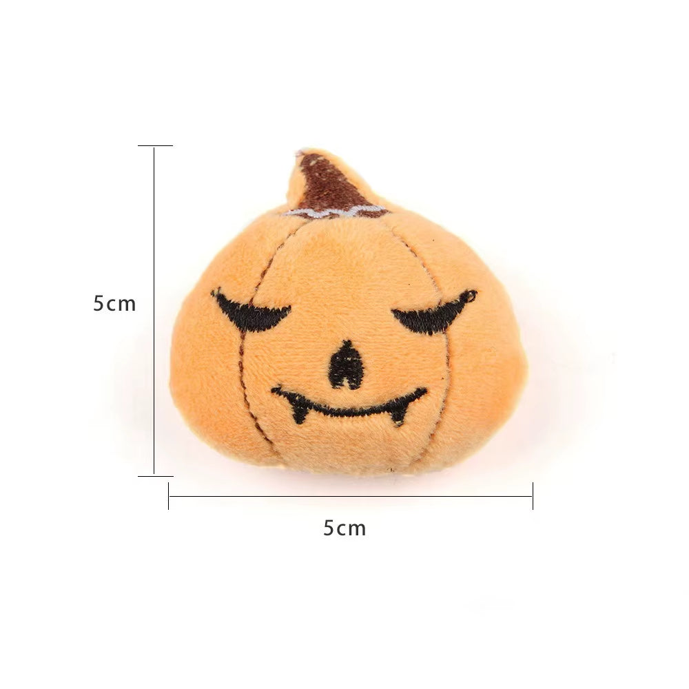 20 Styles Assorted Halloween Cat Toy Accessories Set Multiple Plush Interactive Cat Wand Spider Feather Pet Toys