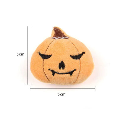 20 Styles Assorted Halloween Cat Toy Accessories Set Multiple Plush Interactive Cat Wand Spider Feather Pet Toys