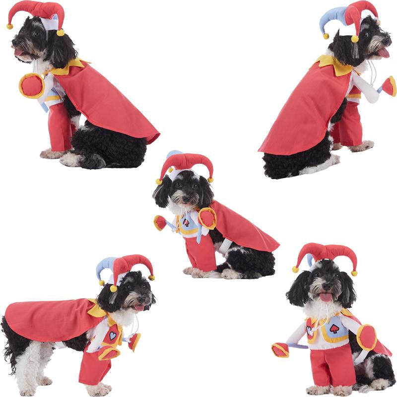 Pet Luv Halloween Costume Cotton Pumpkin Cosplay Clothes for Small Dogs & Cats Adorable T-Shirt Cozy Fall Sweaters Winter Costumes Easy Wear Party Fun