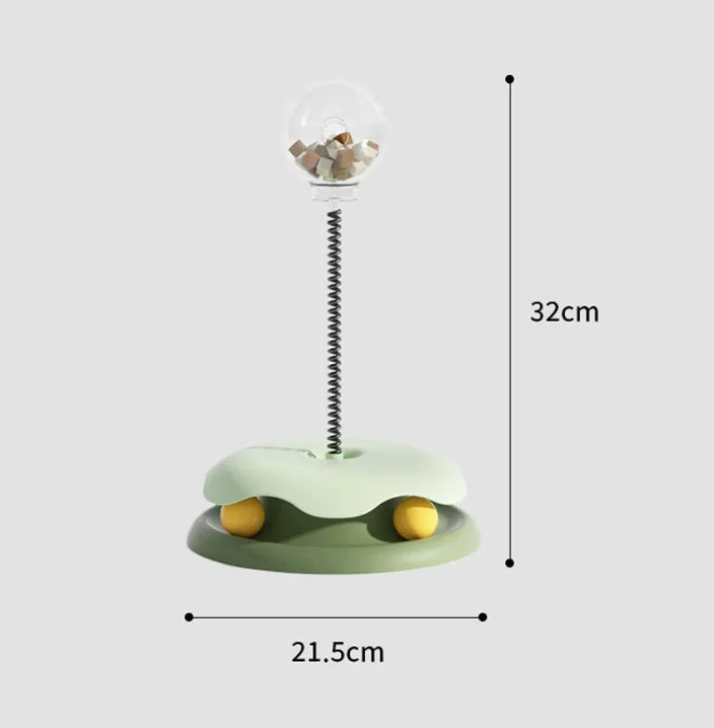 Cat Leaking Food Ball Interactive Food Dispenser Cat Toy Interactive Ball Tumbler Treats Toy Slow Feeder Interactive Dog Toys