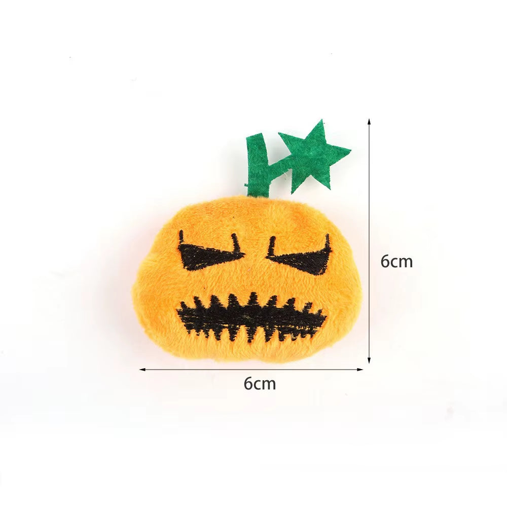 20 Styles Assorted Halloween Cat Toy Accessories Set Multiple Plush Interactive Cat Wand Spider Feather Pet Toys
