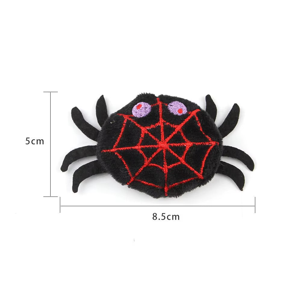 20 Styles Assorted Halloween Cat Toy Accessories Set Multiple Plush Interactive Cat Wand Spider Feather Pet Toys