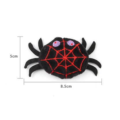 20 Styles Assorted Halloween Cat Toy Accessories Set Multiple Plush Interactive Cat Wand Spider Feather Pet Toys