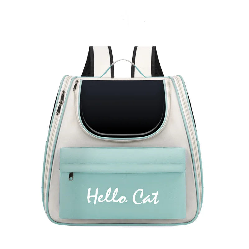 Cat Bag Large Capacity Convenient for Pets to Go Out Portable Breathable Double-Shoulder Hand-Held Pet Backpack
