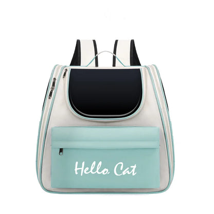 Cat Bag Large Capacity Convenient for Pets to Go Out Portable Breathable Double-Shoulder Hand-Held Pet Backpack