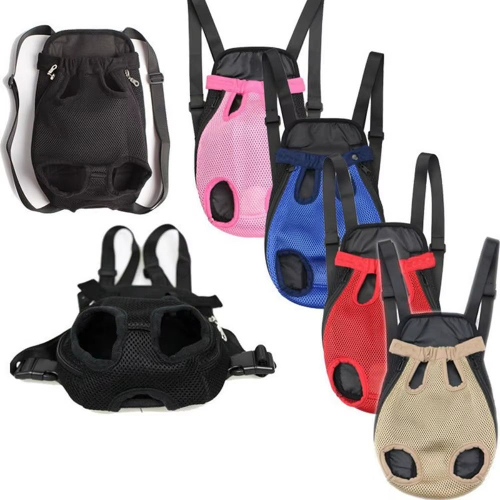 1PC Pet Carrier Backpack Adjustable Dog Front Carrier for Hiking Camping Traveling Outdoor for Small Dogs Cats and Puppies