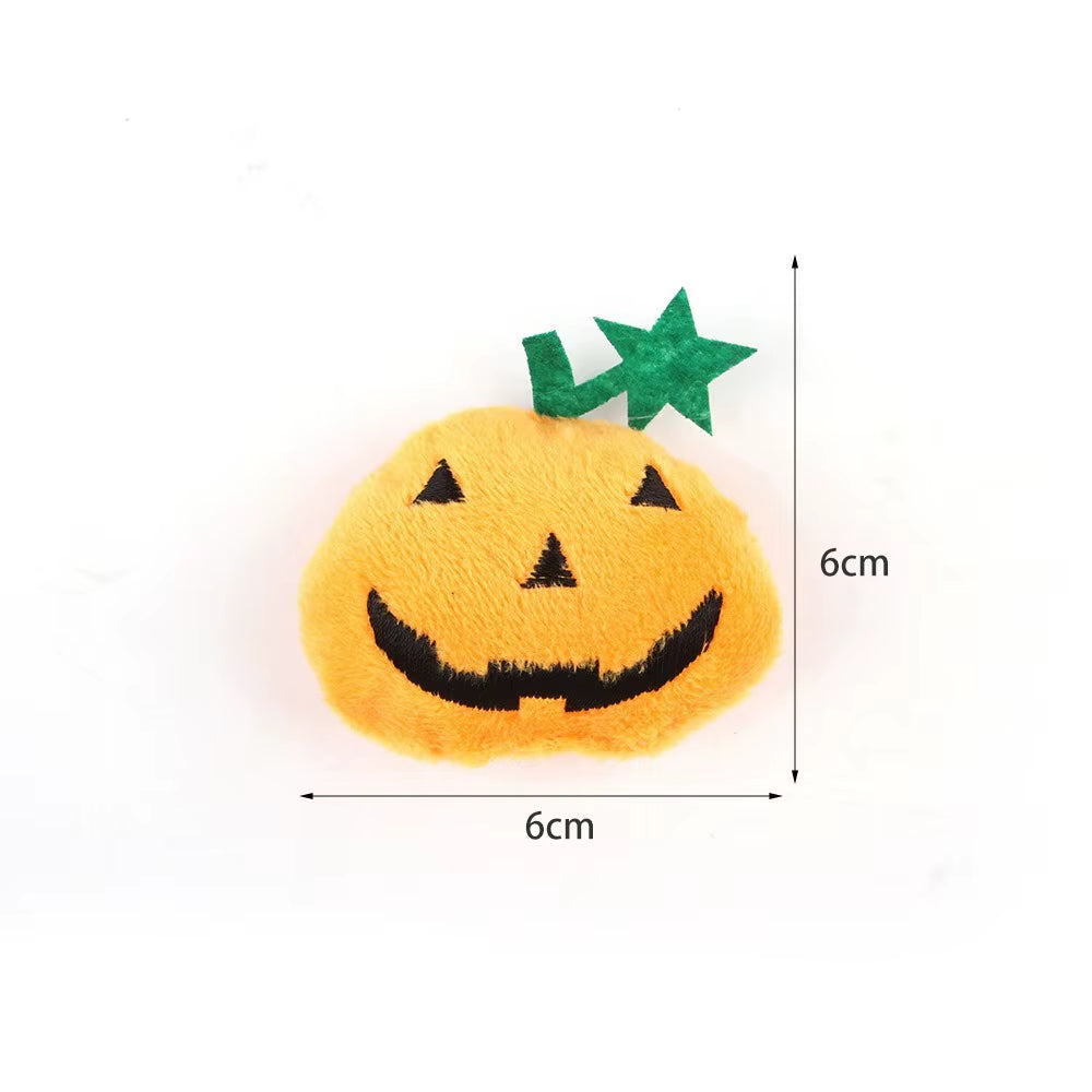 20 Styles Assorted Halloween Cat Toy Accessories Set Multiple Plush Interactive Cat Wand Spider Feather Pet Toys