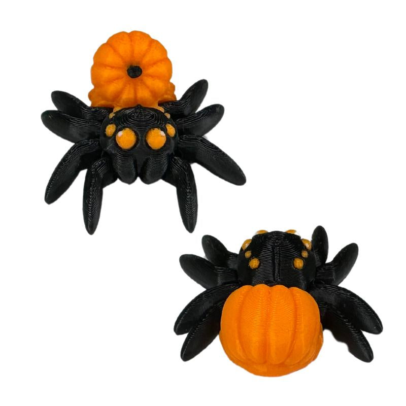 Endertoys Halloween Spiders Detailed Pocket Pets Cinderwing3D | Realistic 3D Printed Articulating Mini Fidget Animals Great Gift and Desk Figure