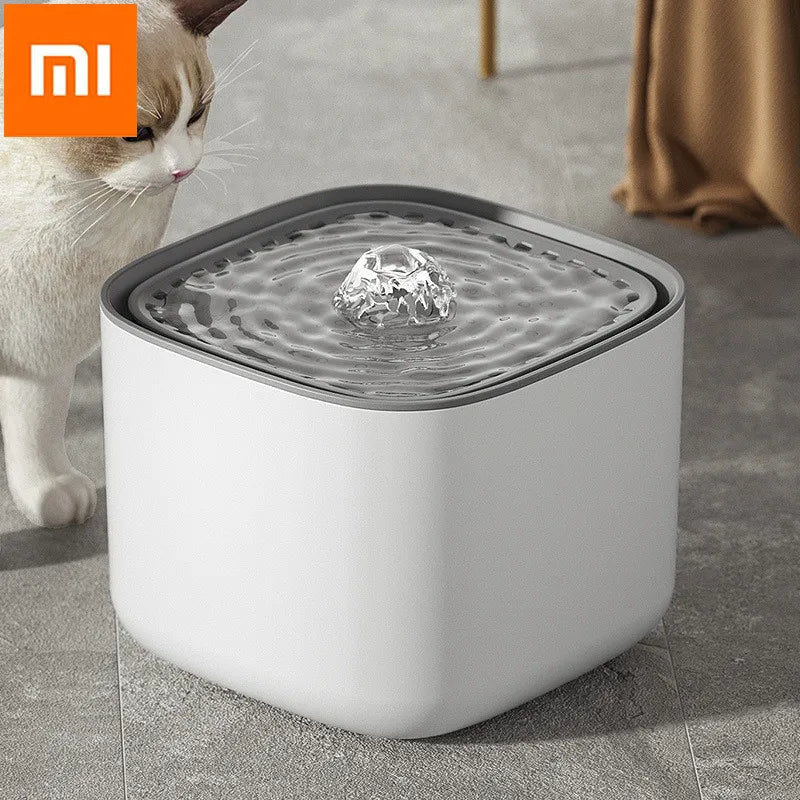 Xiaomi  3L Cat Water Fountain Auto Recirculate Filter Large Capacity Cat Water Drinker USB Mute Cats Water Dispenser