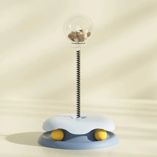Cat Leaking Food Ball Interactive Food Dispenser Cat Toy Interactive Ball Tumbler Treats Toy Slow Feeder Interactive Dog Toys