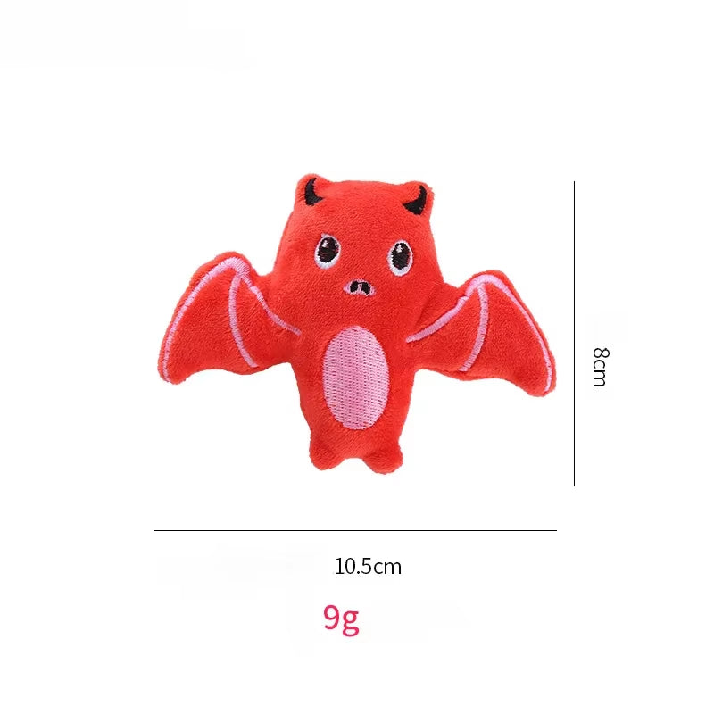 Pet Halloween Bat Spider Shaped Cat Catnip Toys Catnip Teasing Teeth Grinding Durable Cat Toys Interactive Cats Pet Products