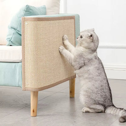 Natural Bamboo Cat Scratcher Sofa Mats Board Cat Scratch for Sharpen Nails Scraper Pet Tree Toys Chair Sofa Furniture Protector